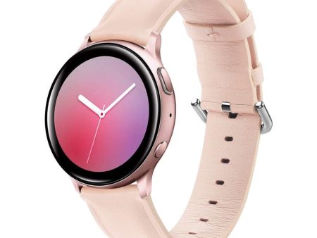 Universal Smartwatch Læder Rem (20mm) - Fersken Online