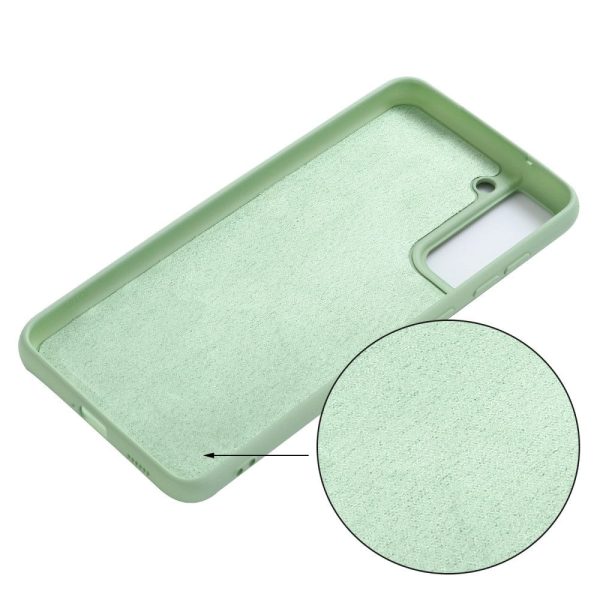 Samsung Galaxy S21 FE (5G) Liquid Silikone Cover - Grøn For Discount