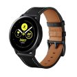 Universal Smartwatch Læder Rem (20mm) - Sort Supply