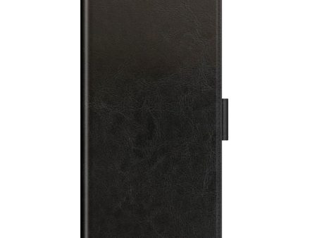 Samsung Galaxy S21 FE (5G) Neutralt Læder Cover m. Pung - Sort Online Sale