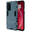 Oneplus 9 Pro Hybrid Håndværkercover m. Kickstand - Blå Cheap