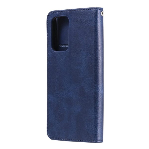 Samsung Galaxy A52s (5G)   A52 (4G   5G) Læder Cover m. Lynlåslomme - Blå Fashion