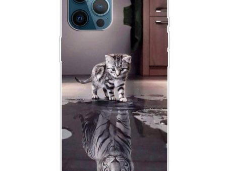 iPhone 13 Pro Fleksibel Gennemsigtig Plastik Cover - Gennemsigtig   Tiger og Killing Online Sale