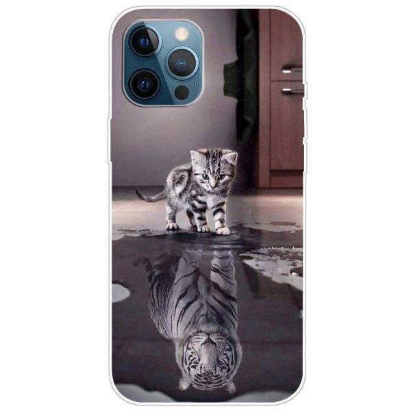 iPhone 13 Pro Fleksibel Gennemsigtig Plastik Cover - Gennemsigtig   Tiger og Killing Online Sale