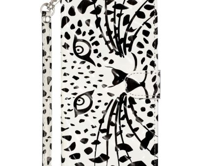 Samsung Galaxy S21+ (Plus) Skinnende Læder Cover m. Pung - Hvid Tiger For Cheap