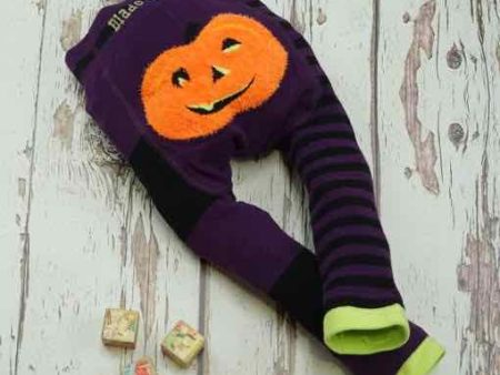 Blade and Rose Baby Halloween Fluffy Leggings, Pumpkin For Sale