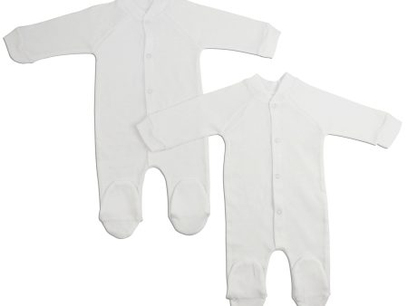 Interlock White Closed-toe Sleep & Play (Pack of 2) Cheap