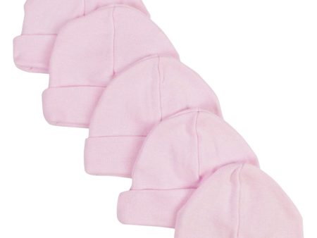 Pink Baby Cap (Pack of 5) Online now