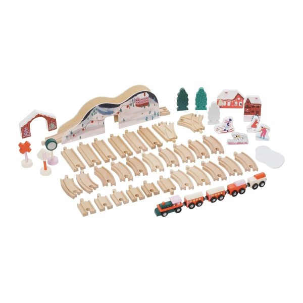 Alpine Express Wooden Toy Train Set by Manhattan Toy Online