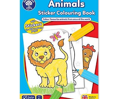 Orchard Toys Colouring and Sticker Book Animals For Discount