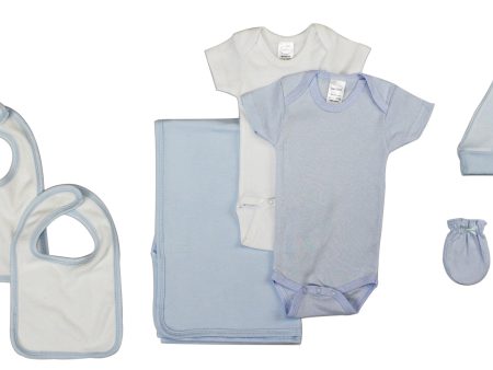 Newborn Baby Boy 7 Pc Layette Baby Shower Gift Set Online now