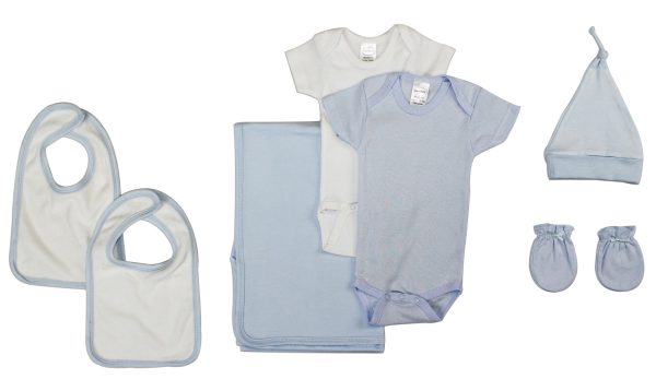 Newborn Baby Boy 7 Pc Layette Baby Shower Gift Set Online now