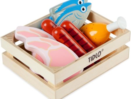 Tidlo Wooden Meat and Fish Crate Sale