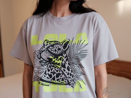 Jaguar Jungle Tee    Grey For Cheap