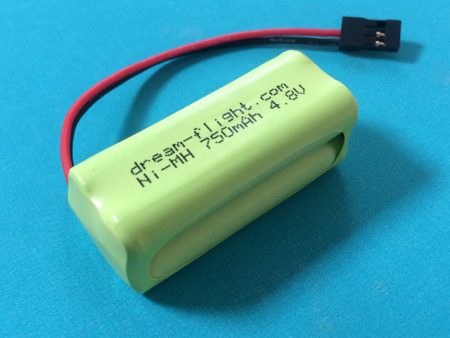 4.8V NiMH 750mAh Rx Battery  (Weasel-TREK) Online Sale