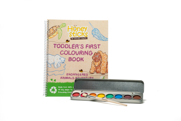 Watercolour & Book Set by Honeysticks USA Supply