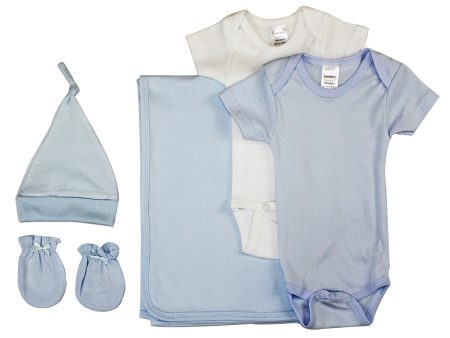 Newborn Baby Boy 5 Pc Layette Baby Shower Gift Set Hot on Sale