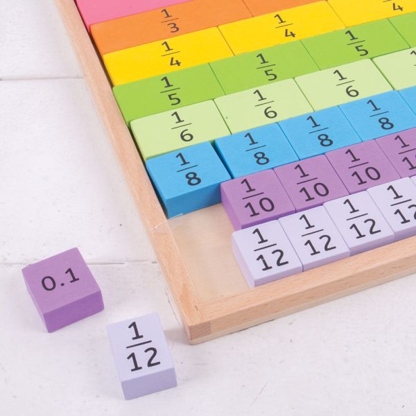 Fractions Tray by Bigjigs Toys US Online Hot Sale