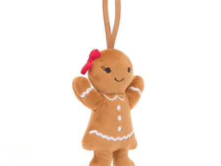 Jellycat Festive Folly Gingerbread Ruby Online Sale