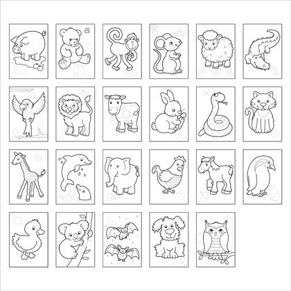 Orchard Toys Colouring and Sticker Book Animals For Discount