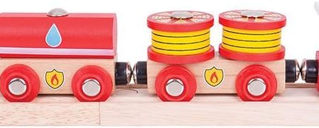 BigJigs Railway Fire and Rescue Train on Sale