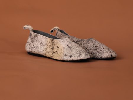 BAKU CALF SKIN BALLET FLAT    SPOTTED Sale