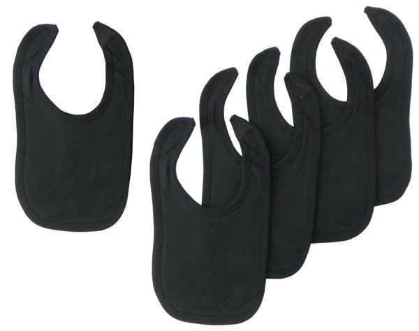 Black Interlock Bib (Pack of 5) Supply