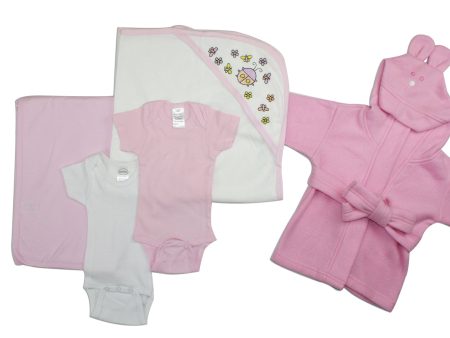 Essential Newborn Baby Girl 7 Piece Layette Set on Sale