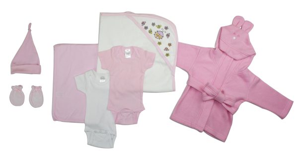 Essential Newborn Baby Girl 7 Piece Layette Set on Sale