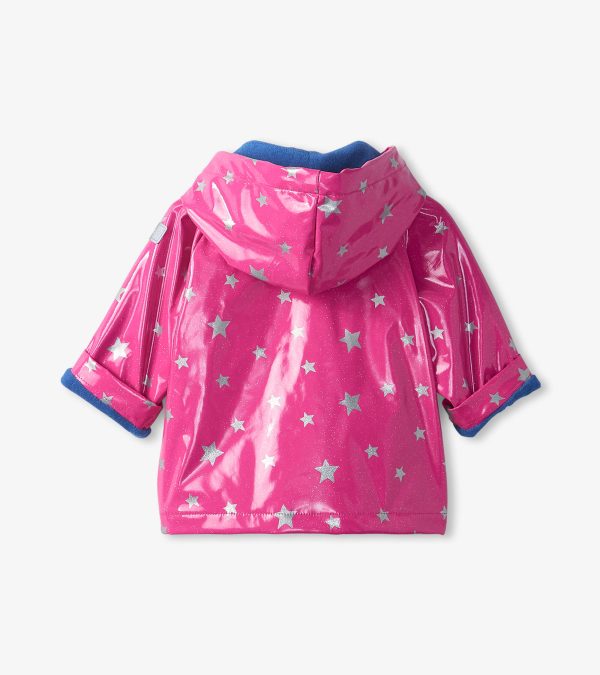 Hatley Infant Raincoat, Glitter Stars For Discount