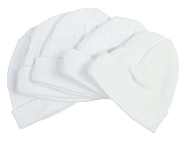 White Baby Cap (Pack of 5) Cheap