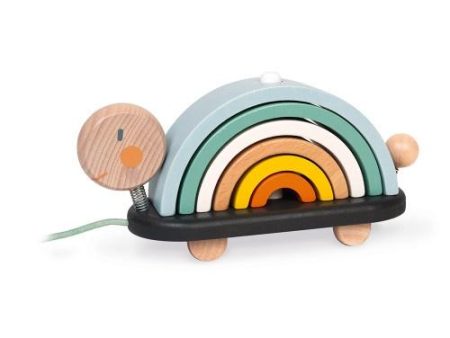 Janod Sweet Cocoon Rainbow Turtle Cheap