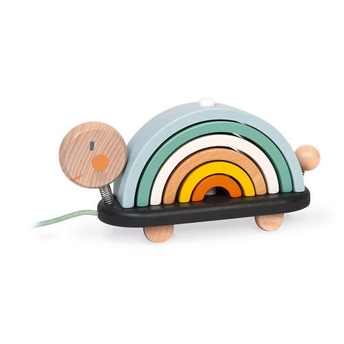 Janod Sweet Cocoon Rainbow Turtle Cheap