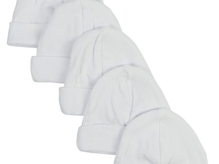 White Baby Cap (Pack of 5) Cheap