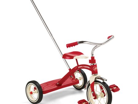 Radio Flyer Classic Red Trike with Push Handle Online Sale