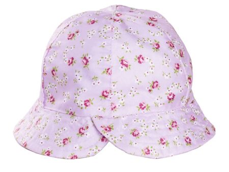 Ditsy Floral Print Sun Hat, Pink Discount