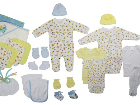 Newborn Baby Boy 23 Pc Layette Baby Shower Gift Set For Sale