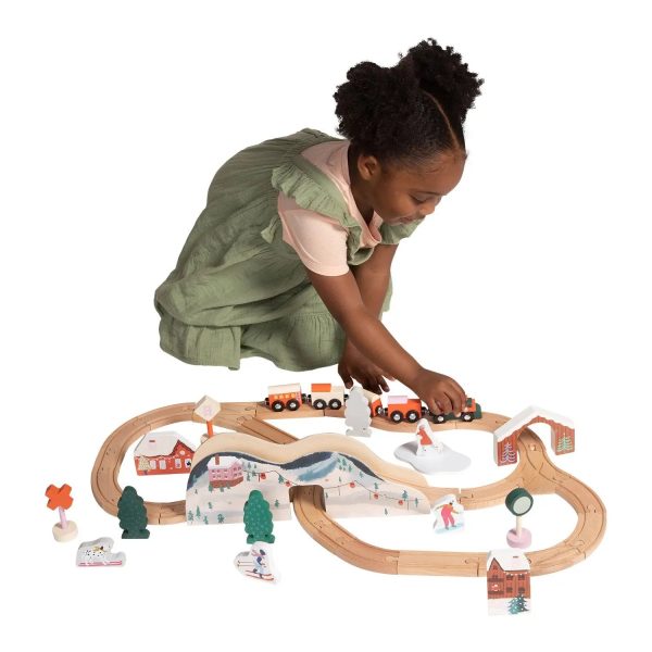 Alpine Express Wooden Toy Train Set by Manhattan Toy Online