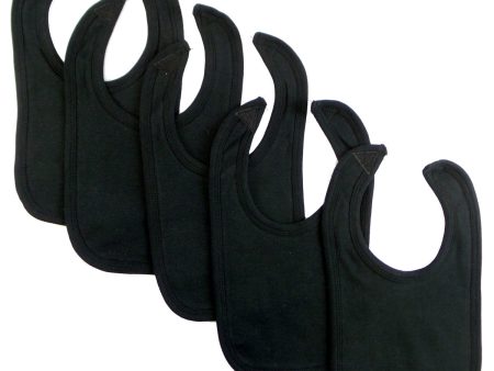 Black Interlock Bib (Pack of 5) Supply