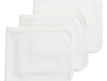 Baby Burpcloth With White Trim (Pack of 3) Supply