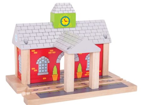 BigJigs Wooden Railway Station For Sale