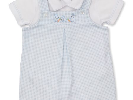 Kissy Kissy Baby Bunny Patch Shortie Dungaree Set For Discount