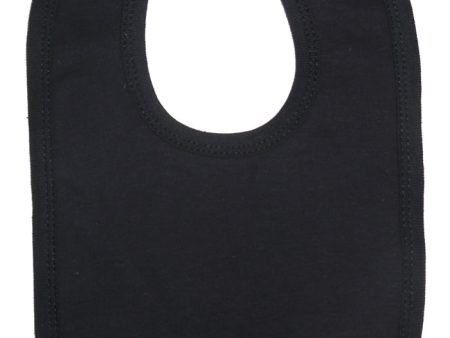 Black Interlock Bib Online Sale