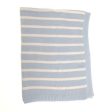 Baby Blanket Blue Stripes For Discount