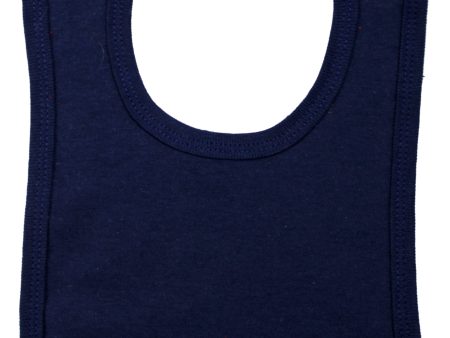 Navy Blue Interlock Bib Online Hot Sale