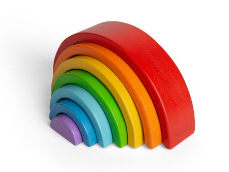 Wooden Stacking Rainbow - Small by Bigjigs Toys US For Discount