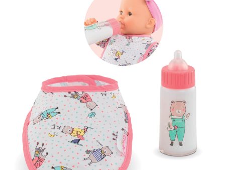 Corolle Mon Classique Bib & Milk Set 36cm Cheap