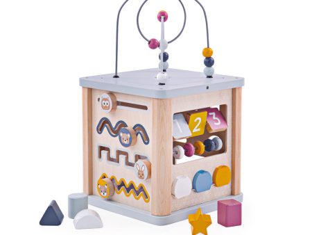 100% FSC Certified Activity Cube by Bigjigs Toys US Online Sale