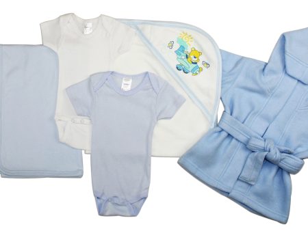 Essential Newborn Baby Boy 7 Piece Layette Set Fashion