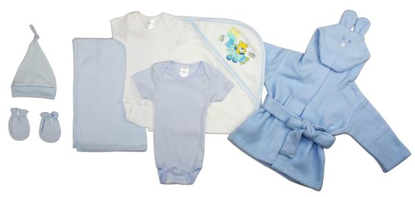 Essential Newborn Baby Boy 7 Piece Layette Set Fashion